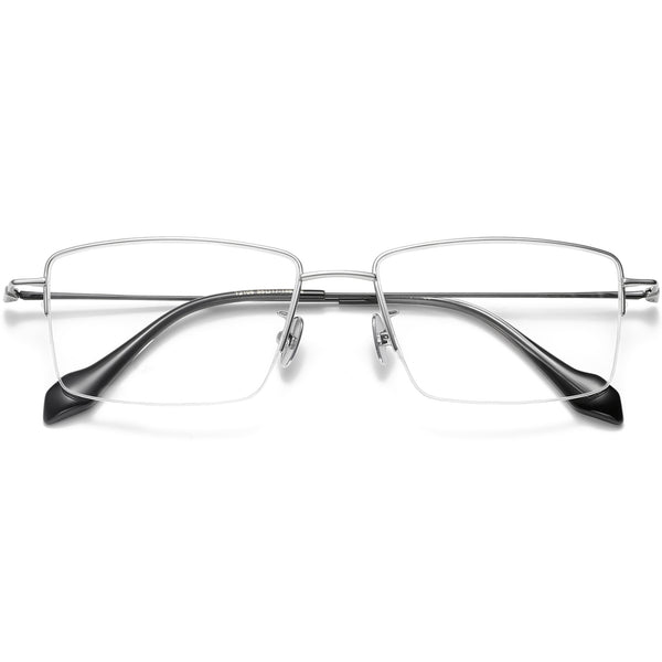 Rectangle Glasses EF1138 - Wide Frames for Men with Larger Heads