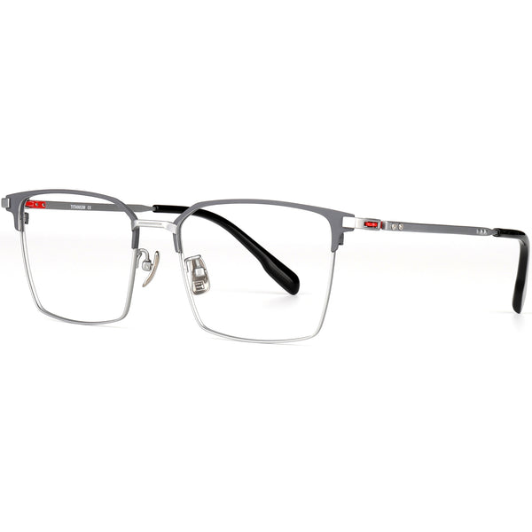 Square Glasses EF1180 - Wide Frames For Men With Larger Heads