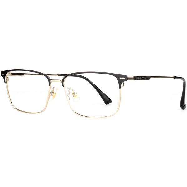 Rectangle Glasses EF1156 - Wide Frames for Men with Larger Heads