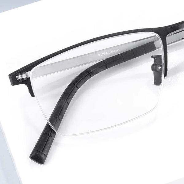 Rectangle Glasses EF1053 - Wide Frames For Men With Larger Heads
