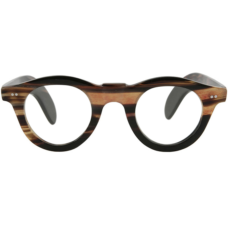 Buffalo Horn Round Glasses NJ1104