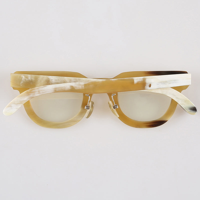 Buffalo Horn Square Glasses NJ1012