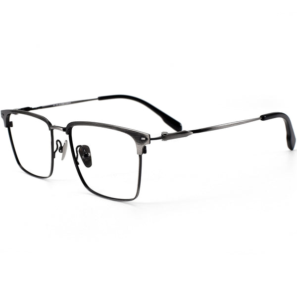 Browline Glasses EF1123 - Wide Frames for Men with Larger Heads