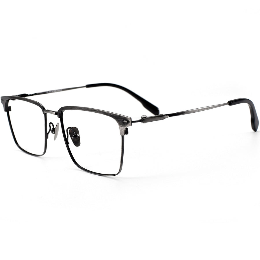 Browline Glasses EF1123 - Wide Frames for Men with Larger Heads