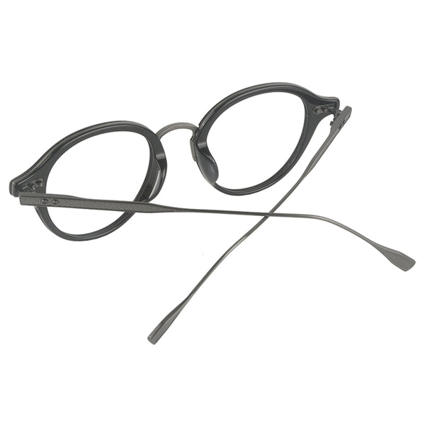 Round Glasses EF1026 - Wide Frames for Men with Larger Heads