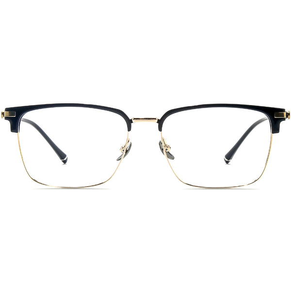 Browline Glasses EF1082 - Wide Frames For Men With Larger Heads