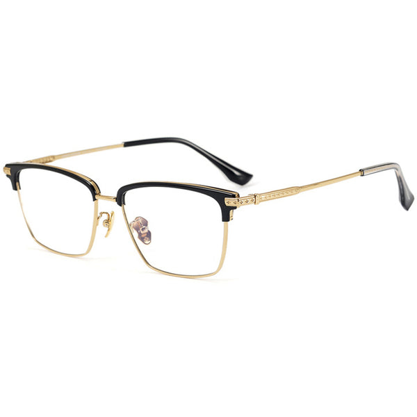 Browline Glasses EF1031 - Wide Frames for Men with Larger Heads