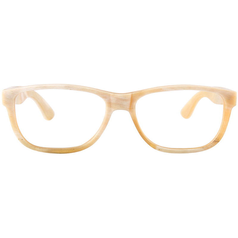 Buffalo Horn Rectangle Glasses NJ1136