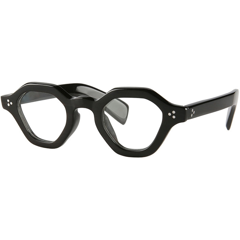 Buffalo Horn Geometric Glasses NJ1066
