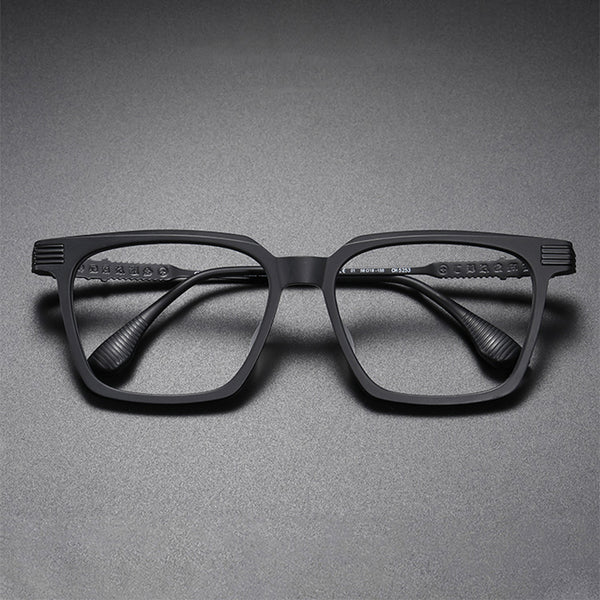 Square Glasses A3921 - Wide Frames for Men with Larger Heads