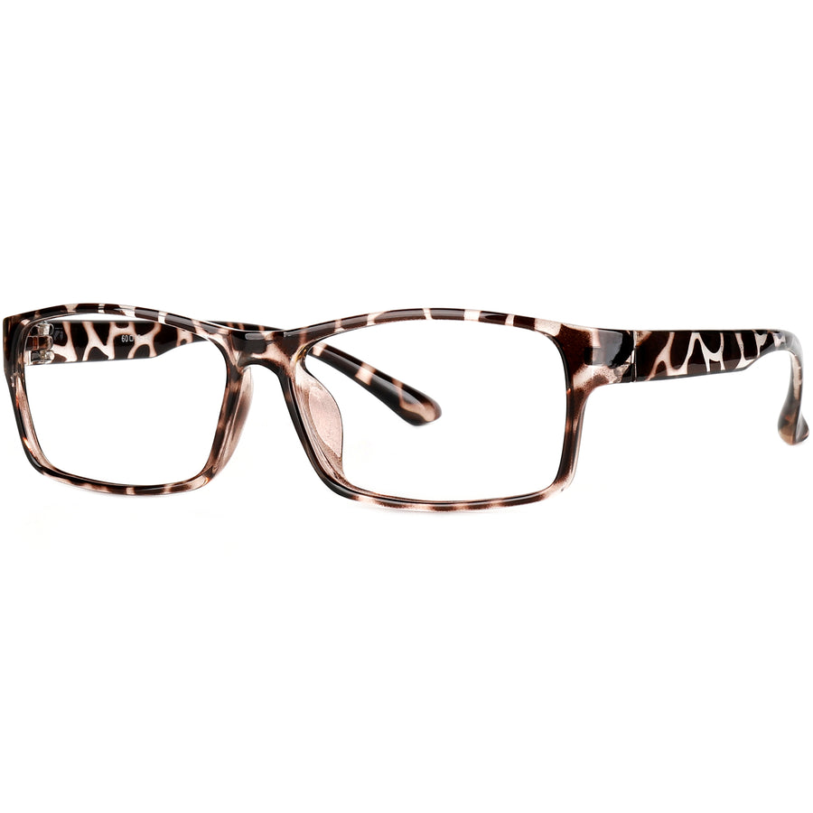 Rectangle Glasses EF1109 - Wide Frames for Men with Larger Heads
