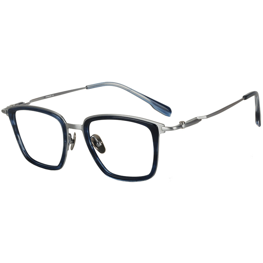 Square Glasses EF1096 - Wide Frames for Men with Larger Heads