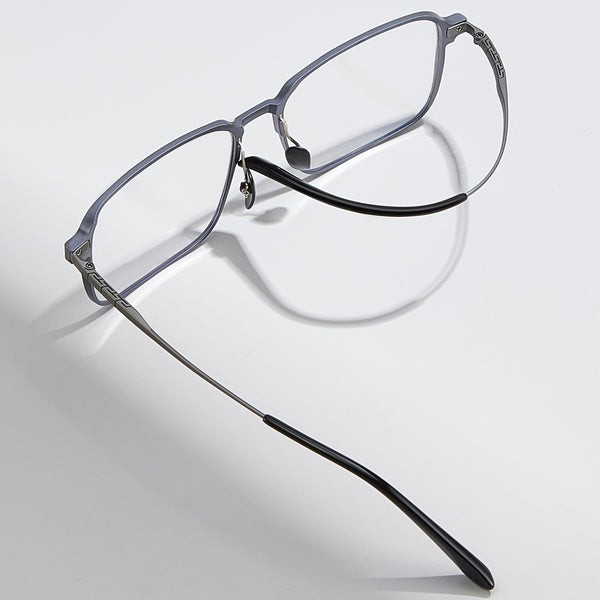 Square Glasses EF1183 - Wide Frames For Men With Larger Heads