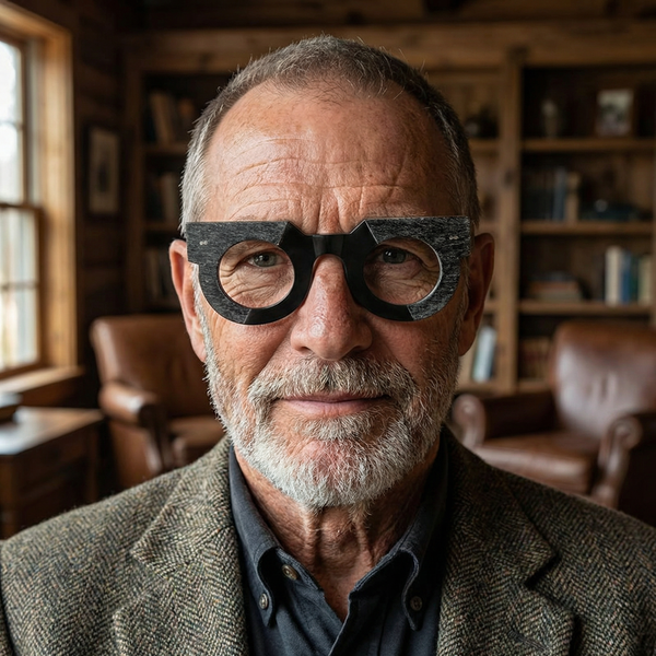 Buffalo Horn Round Glasses NJ1220