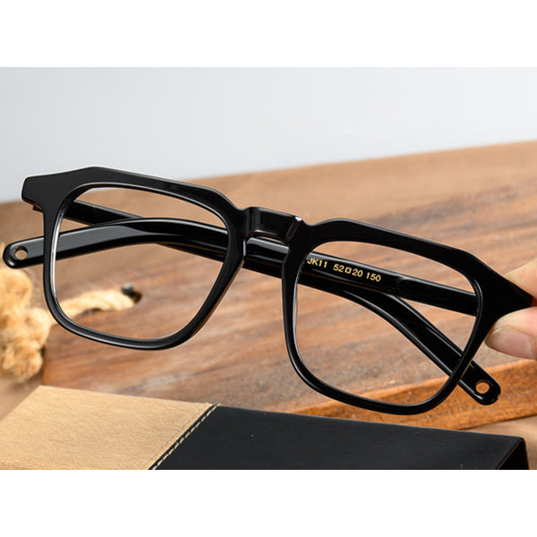 Square Glasses A1005 - Wide Frames for Men with Larger Heads