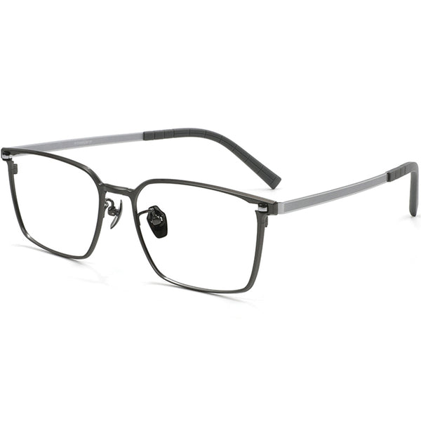 Rectangle Glasses EF1052 - Wide Frames For Men With Larger Heads