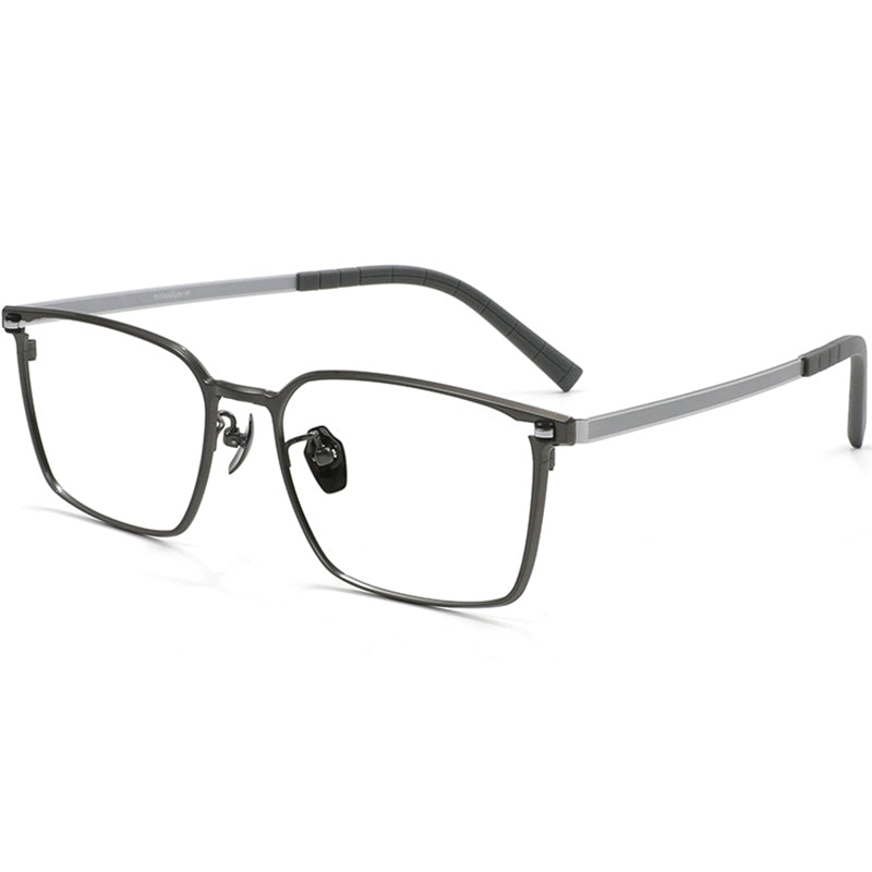 Rectangle Glasses EF1052 - Wide Frames For Men With Larger Heads