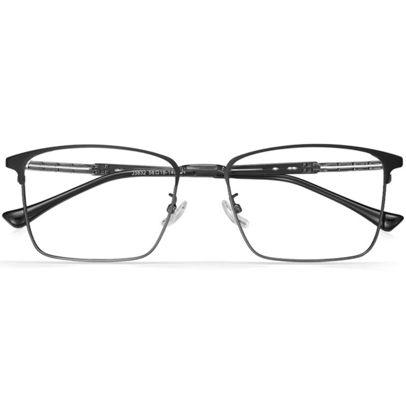 Rectangle Glasses EF1007 - Wide Frames for Men with Larger Heads
