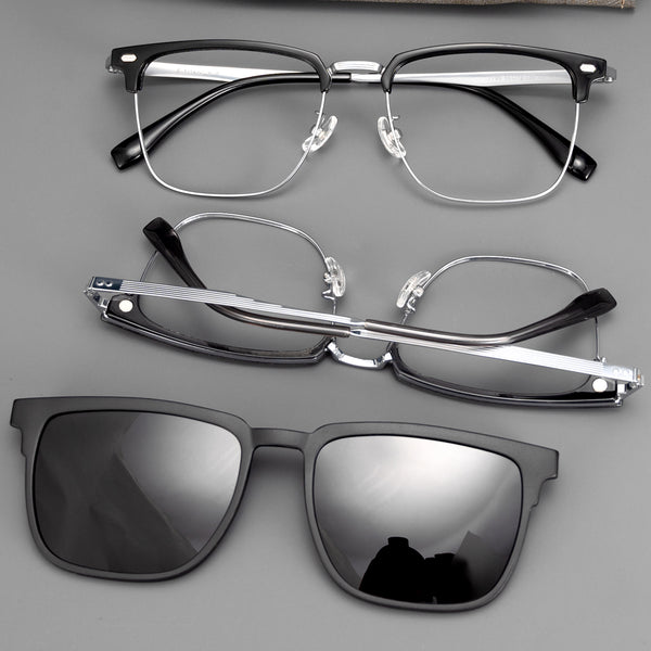 Browline Glasses EF1092 - Wide Frames for Men with Larger Heads