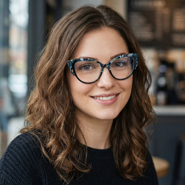 Cat-Eye Glasses A3755