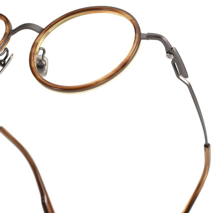 Round Glasses EF1104 - Wide Frames for Men with Larger Heads