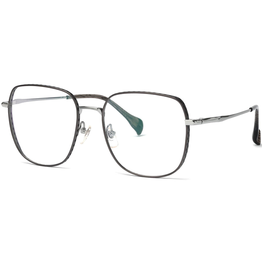 Square Glasses MW1417 - Wide Frames for Men with Larger Heads