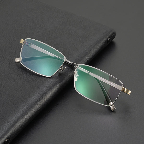 Rectangle Glasses MW1230 - Wide Frames for Men with Larger Heads