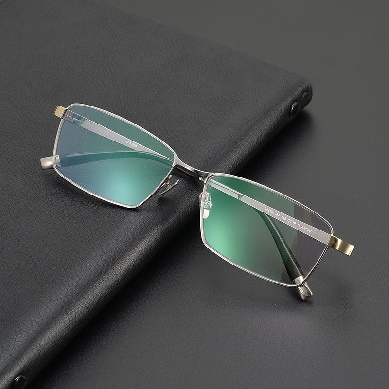 Rectangle Glasses MW1230 - Wide Frames for Men with Larger Heads