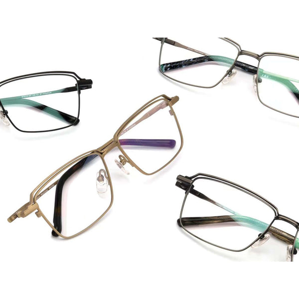 Rectangle Glasses MW1310 - Wide Frames for Men with Larger Heads