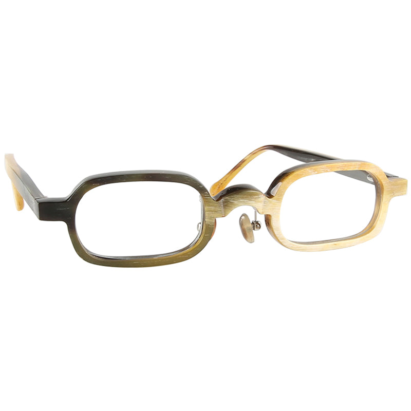 Buffalo Horn Rectangle Glasses NJ1097