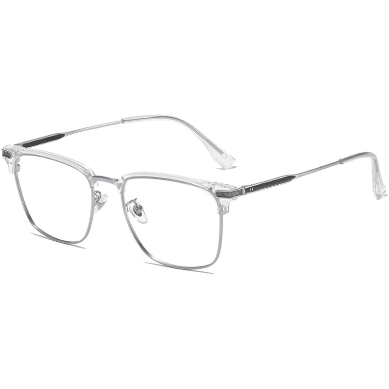 Browline Glasses EF1002 - Wide Frames for Men with Larger Heads