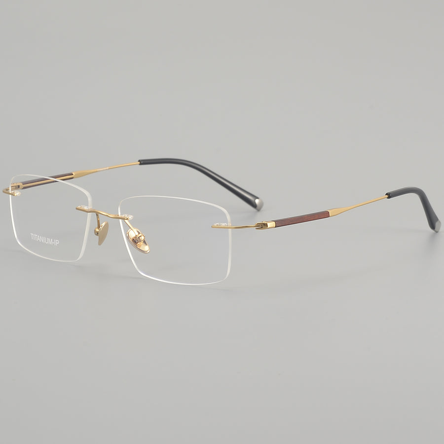 Rectangle Glasses EF1129 - Wide Frames for Men with Larger Heads