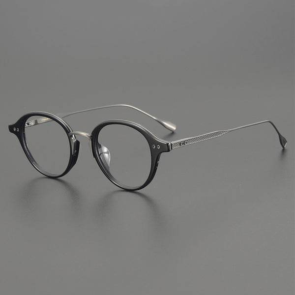 Round Glasses EF1026 - Wide Frames for Men with Larger Heads