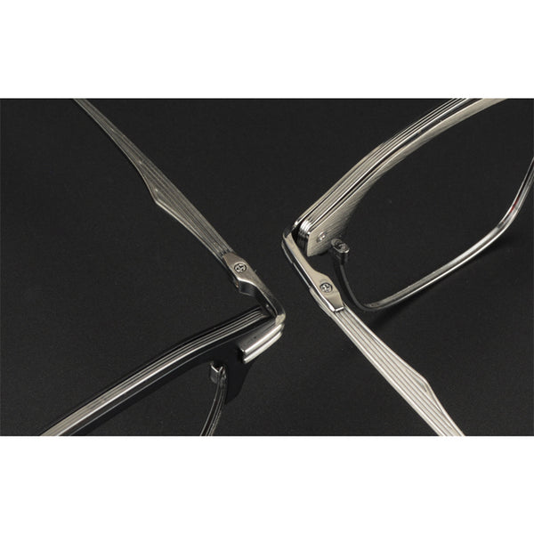Browline Glasses EF1021 - Wide Frames for Men with Larger Heads