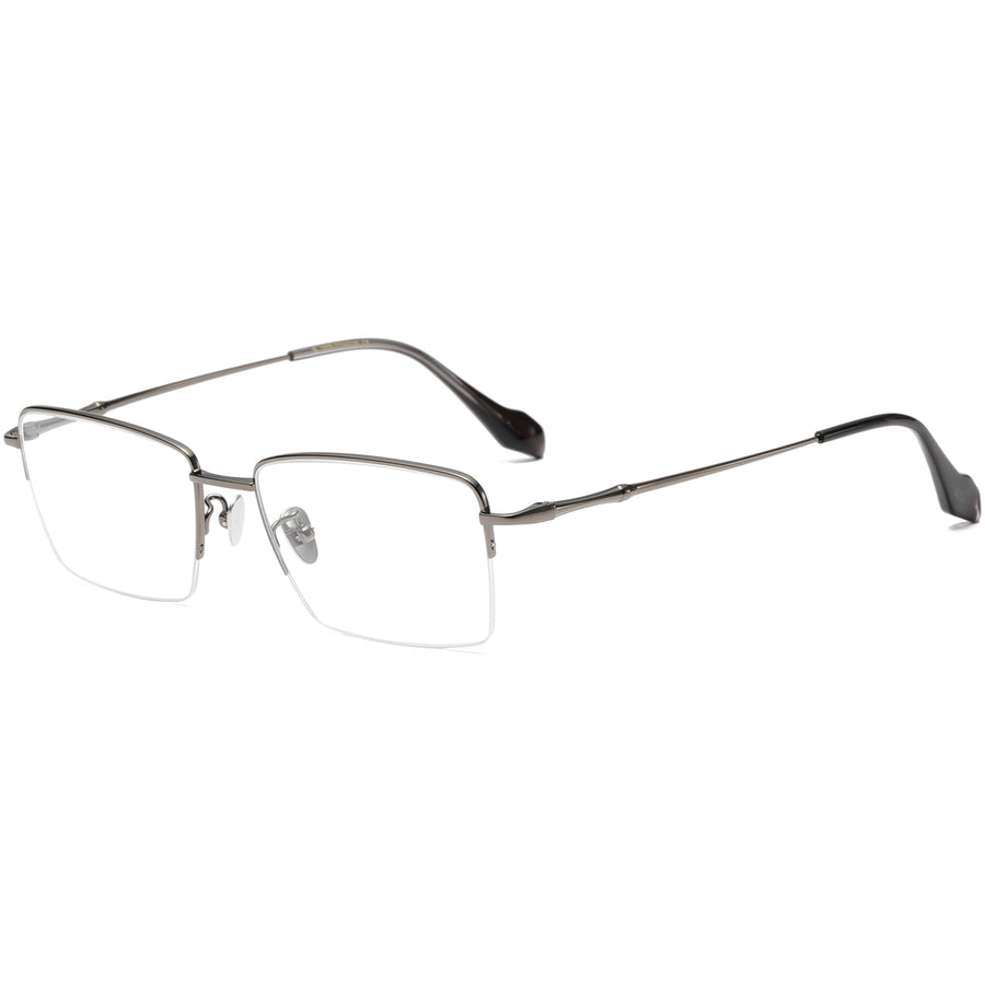 Square Glasses EF1135 - Wide Frames for Men with Larger Heads