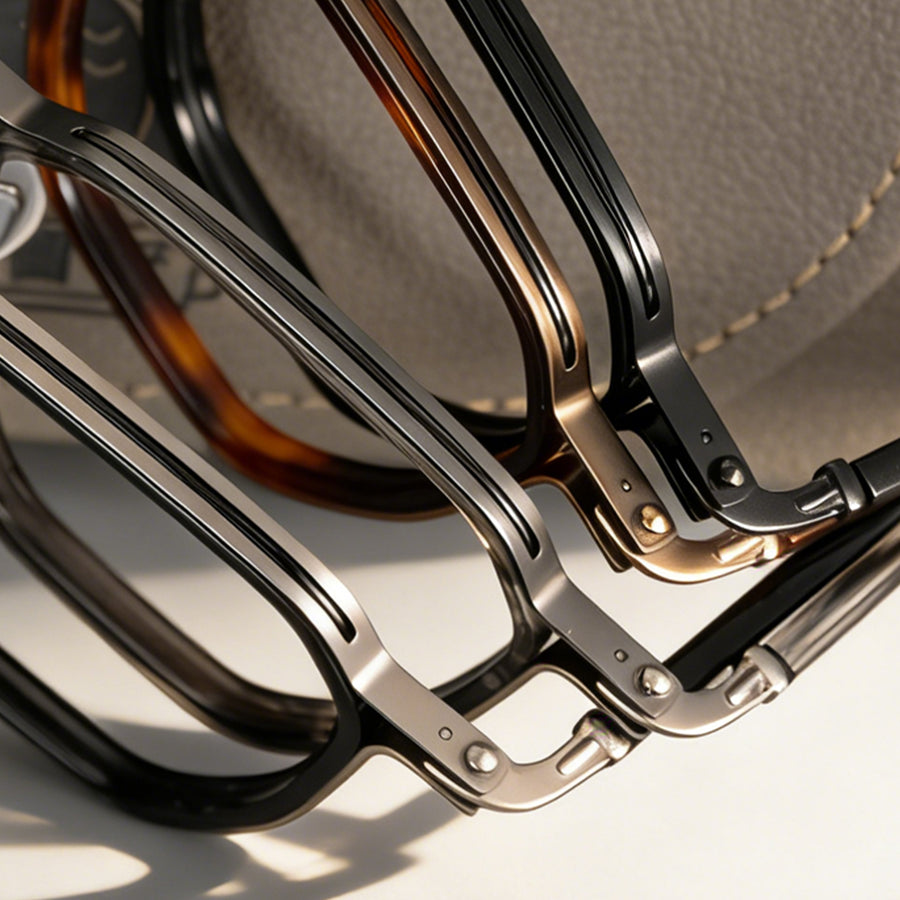 Square Glasses EF1143 - Wide Frames for Men with Larger Heads