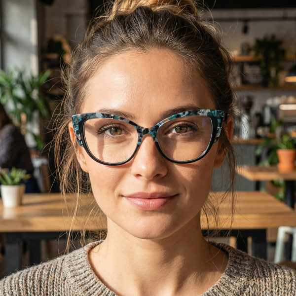 Cat-Eye Glasses A3755
