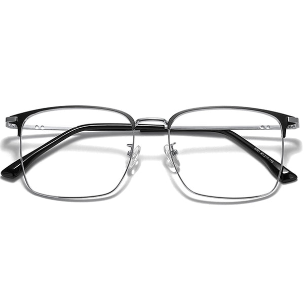 Square Glasses EF1034 - Wide Frames for Men with Larger Heads