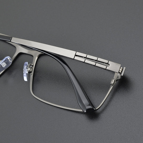 Rectangular Glasses EF1049 - Wide Frames for Men with Larger Heads