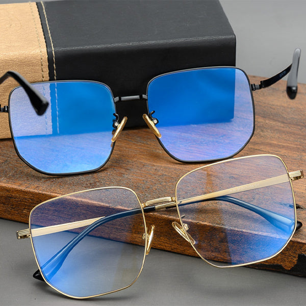 Square Glasses A2610 - Wide Frames for Men with Larger Heads