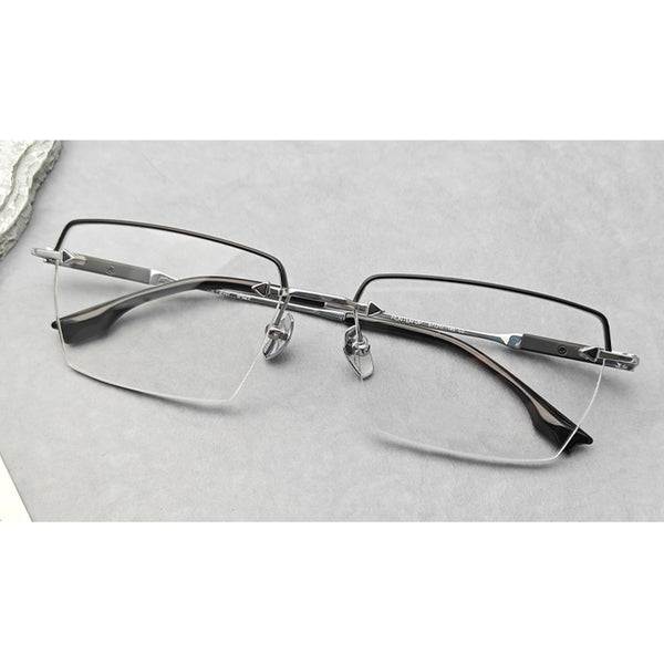 Rectangle Glasses EF1106 - Wide Frames for Men with Larger Heads