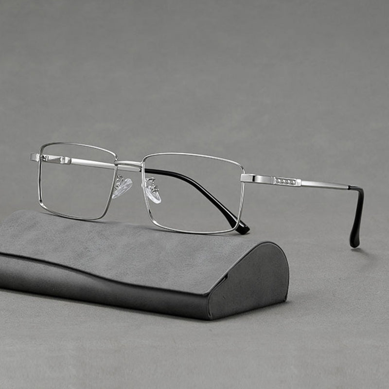 Rectangle Glasses EF1033 - Wide Frames for Men with Larger Heads