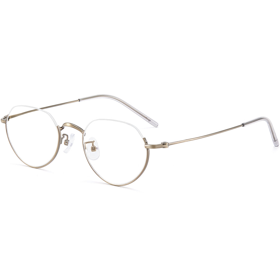 Reverse Half Rim Glasses | EYESHELLS