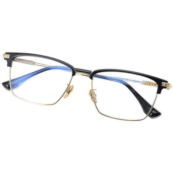 Browline Glasses EF1031 - Wide Frames for Men with Larger Heads
