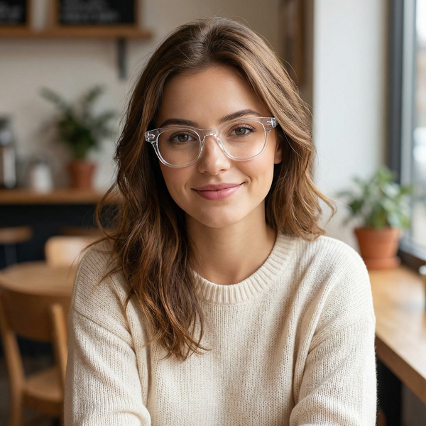 Oval Glasses A3649