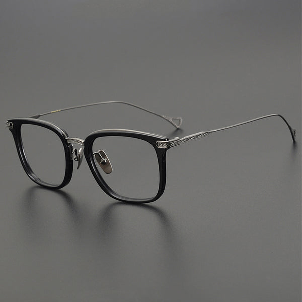 Square Glasses EF1027 - Wide Frames for Men with Larger Heads