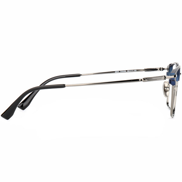 Square Glasses EF1114 - Wide Frames for Men with Larger Heads