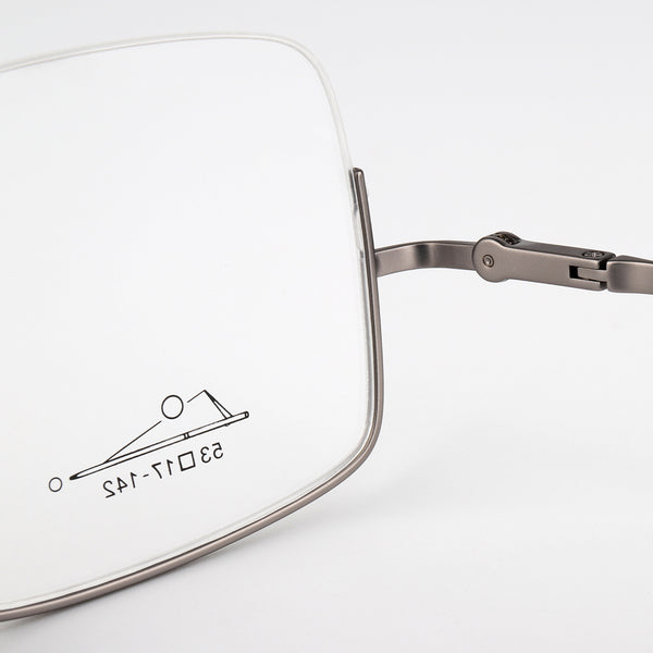 Square Billiards & Pool Glasses RV1052 – Reverse Half-Rim, Adjustable Tilt
