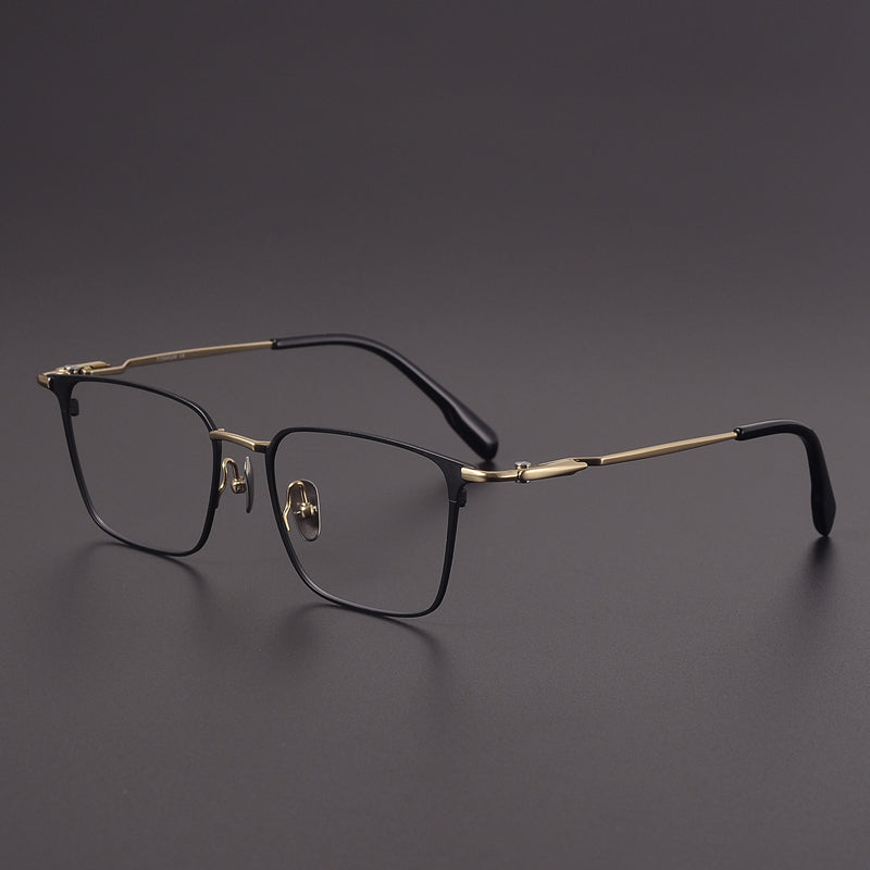 Square Glasses EF1095 - Wide Frames for Men with Larger Heads