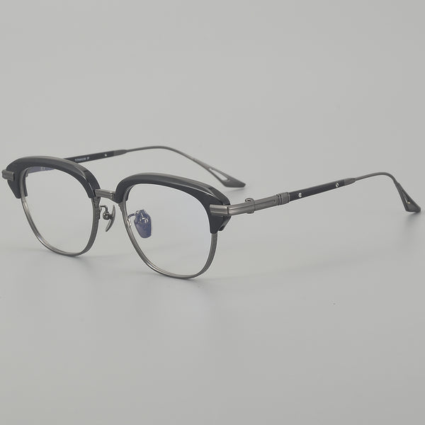 Browline Glasses EF1132 - Wide Frames for Men with Larger Heads
